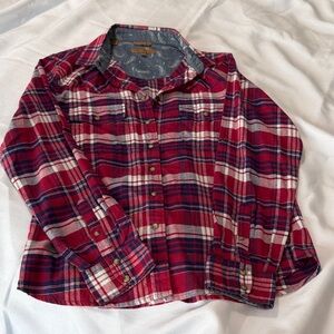 JACHS Girlfriend Plaid Button Down Shirt